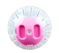 Hamster Ball 4.72 inch Safe Plastic Hamster Wheel Transparent Washable Cage Round Toys with Hollow-out Hole Pet Supplies with Lid Wheel Toys Cage