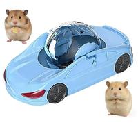 Hamster Ball Car - Small Hamsters Wheel Toy, Interactive Hamsters Fitness Rolling Ball,Trustworthy And Long-lasting, Secure And Eco-Aware, Impact-Proof for Gerbils (Blue)