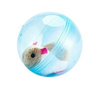Hamster Ball Cat Toy, 4.92X4.92X4.92 Inch Fun Interactive Portable Fun Hamster, Electric Rolling Cats Ball, Smart Rolling Balls Cat Toy, For Home Living Room Balcony Backyard Park Beach