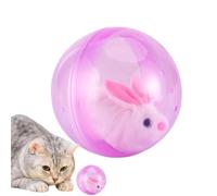 Hamster Ball Electric Self-Rolling Hamster Toy | Electric Hamster Running Rabbit Toy for Outdoor Interactive Play, Fun Exercise, Cat Hunt Ball, Motorized Rolling, Pet
