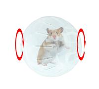 Hamster Ball - Hamster Exercise Balls | Transparent Dwarf Exercise Running Wheel | Transparent Small Animal Activity Toy For Dwarf Gerbil Pet Chinchillas Small Animals For Running Jogging Sport