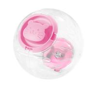 Hamster Ball - Silent and Safe Running Wheel Ball, Portable Large Silent Transparent | Clear Hamster Cage | for Pet Guinea Gerbil Ferret Chinchilla Hedgehog Gecko Glider Badger Bath Home