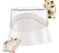 Hamster Bath, Hamster Bath - Bathroom with Shower | Box with Transparent Lid for Mice Terrarium Habitat Decoration with Gerbil Cage