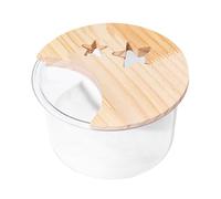 Hamster Bath,Hamster Sand Bath Box - Gerbil Sand Box - Hamster Sand Container, Sand Box for Dust Bath, Digging Room, Shower, Bath Accessories Pair