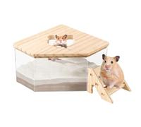 Hamster Bath Sand Container Ladder, Shower Digging Chamber, Small Animal