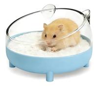 Hamster Bathtub,Hamster Sand Bath,Hamsters Bathroom,Sand Bath Container,Toilet for Dwarf Hamsters,Gerbils,Mice and Small Animals (Blue)