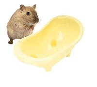 Hamster Bathtub - PP, Bath Box for Small Animals, Non-Slip Cooling Design, Open, Comfortable Sleeping and Cleaning Room, Cute Bathroom Nest for Hamsters, Squirrels, Chinchillas and Kle