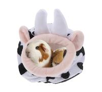 Hamster Bed - Cotton with Design, Comfortable Sleeping House for Small Pets | Soft Plush Hideaway, Warm Hamster Cage Decoration, Chinchillas, Hur
