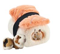 Hamster Bed - Cute Sushi Shape Cave Pet Supplies | Soft Bed Small Pet House - for Sleeping Hiding Snuggle Climbing Dwarf Chinchilla Sugar Glider Hedgehog