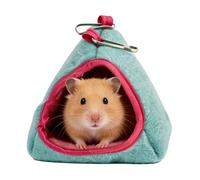 Hamster Bed for Cage | Winter Nest with Hanging Hook | Hamster House Inside the Cage | Squirrels, Gerbils - Rest, Play and Sleep - Balcony, Apartment and Living Room