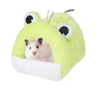 Hamster Bed - Golden Bear Sleeping Nest, Warm Winter House, Pet Bed | Accessories for Hedgehog Chinchilla Hamster Small Animals Sleeping Rust Inside Soft