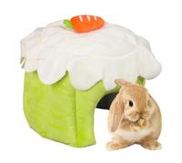 Hamster Bed, Hanging Ferret Nest in Cake Shape, Bottomless Sleeping Place for Chinchillas, for Hamsters, Rabbits, Ferrets, Gerbil and Sugar Glider for Sleeping and Playing in Winter in the Cage