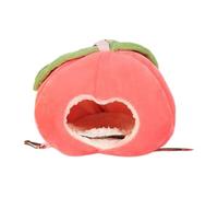 Hamster Bed,Mini Soft And Warm Hamster House With Fruit - Hamster Sleeping Nest Small Pet Bedding Dwarf Hamster Cottage, Mini Hedgehogs