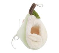 Hamster Bed - Pear Shape Hammock Habitat for Rest | Soft Plush Nest with Cushioned Interior, Secure Hanging Design for Small Pets, Indoor Relaxation, Wellness, Comfort and Quiet Time Corners
