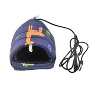 Hamster Bed - Plush Sponge Fabric USB Heating S M L Sizes | Small Pet Nest Warm House | Electric Heated Hamster Sleeping Bed For Winter Comfort Cage Rest And Daily Small Animal Care Use