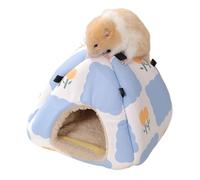 Hamster Bed Semi-Enclosed Sleeping Dome Bag, Hanging Non-Slip Warm Hedgehog Cave Bed, for Chinchilla Ferret, Bird and Small Pet Breeds as a Sleeping Place in the Cage