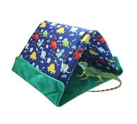 Hamster Bed - Two in Triangle Shaped Sleeping Tent for Small Animals | for Small Pets Rabbits Bearded Dragons Habitats Enclosures Houses Living Rooms