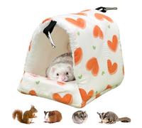 Hamster Bett - Warme Gemütliche Hängematte & Höhle Für Haustiere | Weiches Winterbett Aus Plüsch Für Hamster, Eichhörnchen, Gleitbeutler - Kuscheliges Schlafnest Zum Ausruhen & Verstecken