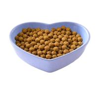 Hamster Bowl, Pet Food Bowl with Cute Heart Anti-Turning Design, 7.7x2.3cm | Hamster Bowl, 7.7x2.3cm, Pet Food Bowl Water Plate, Cute Anti-Turning Anti-Slip Spill-Proof Heart, for Cage Habitat Enclosure