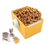 Hamster Bowl | Small Pet Meal Dispenser - Small Animal Food Dish for Dwarf Syrian Hamsters Gerbils Mice Degus or Other Pets