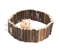 Hamster Bridge - Bendable Wooden Small Animal Tunnel - Hamster Wooden Bridge Toy,for Small Animal Mouse Chinchilla Gerbil Chipmunk Sugar Glider