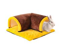 Hamster Bunny Tunnel Bed - Cuddly Tunnel, Small Animal House, Play Cave, Tunnel Bed, Washable Play and Hide Toy for Small Animals such as Squirrels, Chinchillas, Rabbits or Ferrets