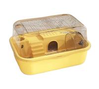 Hamster Cage - 13.78 Inches Small Animal Habitats - Hamster Living Space Enclosure - Small Pet Enclosure With Silent Wheel, Spacious Layout For Hamsters And Other Animals