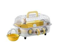 Hamster Cage 2-Layer Clear Detachable Assembled Nest