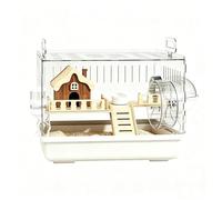 Hamster Cage, Acrylic Desert Gerbil Enclosure, Transparent Hedgehog Enclosure, for Pet Parents, Holder and Shops, Living Room, Bedroom, Study Room, Home Office and Apartment