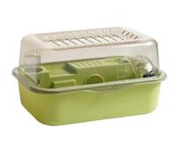 Hamster Cage Acrylic spacious double-layer hamster cage that can be taken out(Green)