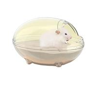Hamster Cage Bathing Sand Container for Hamsters Clear Bathroom for Small Animal hamster village accessories(XL)