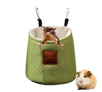 Hamster Cage Bed - Rennmak Cage - Hammock, Warm Plush Hangings, Cute Small Animal Sleeping Nest, Hamster Cage Accessory with Soft Cushion, Practical Habitat Bag Pets Indoor