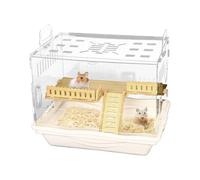 Hamster Cage - Clear Pet Observation Cage for Small Animal | Gerbils, Easy Assembly of Small Pet Home for Lovers, Families