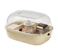 Hamster Cage Clear Quiet Ventilated Openable Top Portable Easy Clean