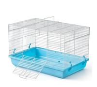 Hamster Cage Detachable chassis hamster cage with hollow structure for keeping small pets(Blue)