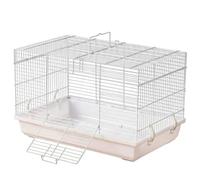 Hamster Cage Detachable chassis hamster cage with hollow structure for keeping small pets(White)