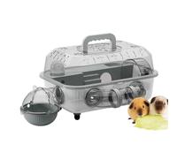 Hamster Cage Detachable Clear 2-Layer Habitat