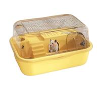 Hamster Cage, Double-layer Mice Habitat Small Animal Cage Small Animal Habitats Pet Accessories for Hamster, Guinea Pig, Gerbil, Reptiles, 35x25x18.5cm