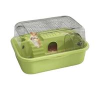 Hamster Cage, Double Level Small Animal with Wheel, Small Animal Includes Dining Area, Rest and Play for Gerbil, Squirrel and Chinchilla