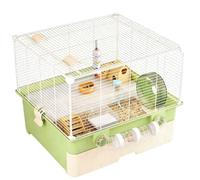 Hamster Cage Drawer style hamster cage suitable for small pets transparent(Green)