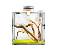 Hamster Cage - Escape - Cautious Small Animal Habitat with Removable Tray | Ventilated Foundation Home for Dwarf Hamsters, Mice and Pet Rodents | Easy-Trean Safety Cage with Accessories