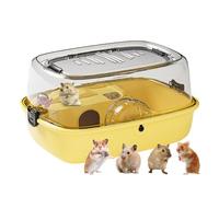 Hamster Cage - Fun And Interactive Home For Hamsters And Mice, 17x12x10 Inches Awesome Arcade Habitat, Portable Carrier House For Home Going Out Traveling