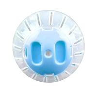 Hamster Cage,Hamster Ball 4.72inch Safe Plastic Hamster Wheel Transparent Washable Hamster Cage Round Hamster Toys with Hollow-out Hole Pet Supplies with Lid Blue