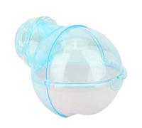 Hamster Cage Hamster Bathroom Toilet Mouse Gerbille Pet Cage Box Bath Sand Room Toy Acrylic House Small Supplies Accessories Habitat(Blue)