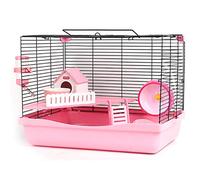 Hamster cage Hamster Cage Blue Transparent Hamster Villa Cage Portable Carrying Cage Castle Hamster Nest Breeding Cage Pet Supplies