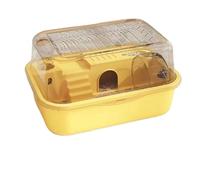 Hamster Cage Hamster Cage Chewproof Large Hamster Accessories Cages And Habitats Openable Top With Sheets Solid Built(Yellow)