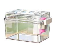 Hamster Cage Hamster cage for keeping small pets, transparent and portable
