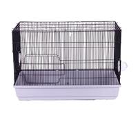Hamster Cage Hamster cage grid with hollow out large space detachable chassis(Gris)