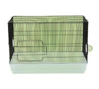 Hamster Cage Hamster cage grid with hollow out large space detachable chassis(Light Green)