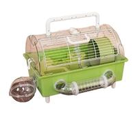 Hamster Cage Hamster cage portable convenient double-layer with variety of accessories(Green)